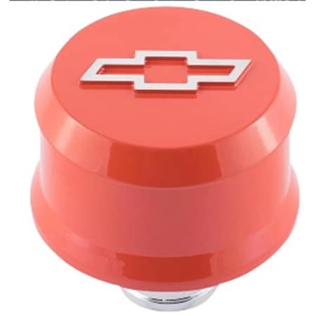 Powerplay 141859 Push-in Breather Cap for Chevrolet; Orange PO796603